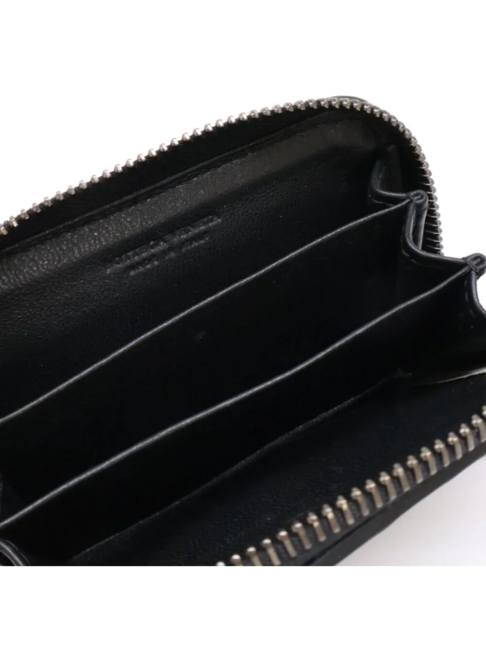 Bottega Veneta Intrecciato Coin Purse Black